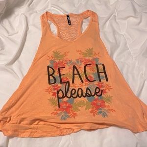 Beach please tank